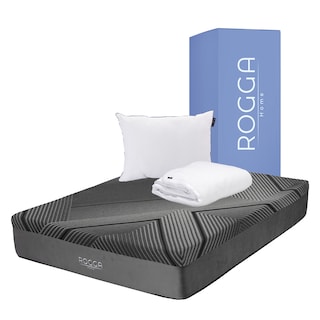 Foto 1 | Foto 1 | Rogga Colchon+almohada One+protector Cloud Gris Oxford Memory Foam Individual