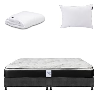 Foto 1 | Foto 1 | Colchón Spring Air Prestige King Size + Almohada One + Protector De Colchón Cloud