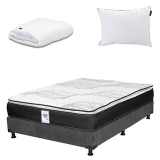 Foto 1 | Foto 1 | Colchón Spring Air Prestige Queen Size + Almohada One + Protector De Colchón Cloud