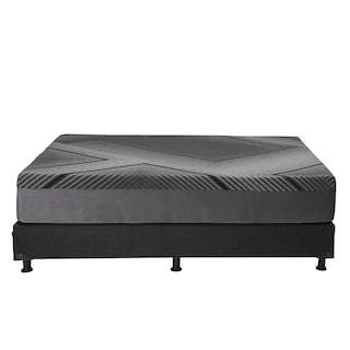 Foto 3 | Foto 3 | Colchón Rogga +Box Dicasa Color Negro Matrimonial+Edredón Homy