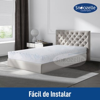 Foto 7 | Foto 7 | Magmalife Snoozelle Comfort Colchón Individual Firme, Espuma Alta Densidad, Memory Foam, Frescura Al Dormir, En Caja