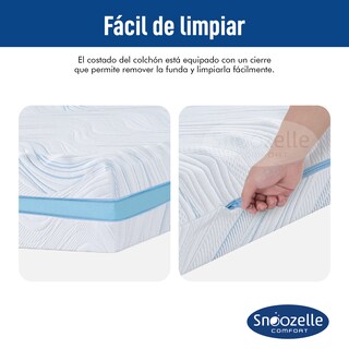 Foto 5 | Foto 5 | Snoozelle Comfort Colchón Dual En Caja, Medio Firme De Un Lado Y Medio Suave Del Otro, Espuma Alta Densidad (matrimonial)