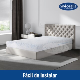 Foto 7 | Foto 7 | Snoozelle Comfort Colchón Dual En Caja, Medio Firme De Un Lado Y Medio Suave Del Otro, Espuma Alta Densidad (matrimonial)