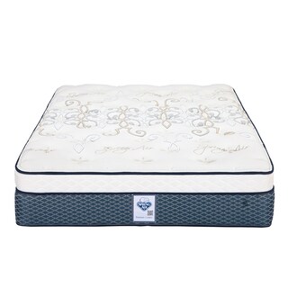 Foto 2 | Foto 2 | Colchón Spring Air Cantabria Color Azul Queen Size + Almohada Trinity + Protector Trinity