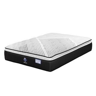 Foto 3 | Foto 3 | Colchón Spring Air Alaska Color Negro King Size + Protector Trinity + Sábanas Trinity