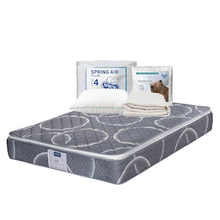 Foto 1 | Foto 1 | Colchón Restonic Bongo Color Azul King Size + Almohada Osos + Protector Ultra