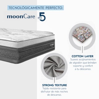 Foto 4 | Foto 4 | Colchón Queen Size Restonic Confort Lujo Ortopédico