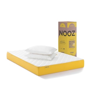 Foto 1 | Foto 1 | Colchón Individual  Nooz Original En Caja 20 Cm + 2 Almohadas Essential