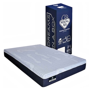 Foto 3 | Foto 3 | Colchón Spring Air En Caja Therapy Color Azul Matrimonial + 2 Almohadas Trinity