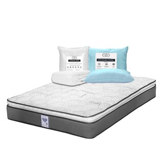 Foto 1 | Foto 1 | Colchón Spring Air Prestige Color Gris King Size + Almohada Trinity + Protector Trinity