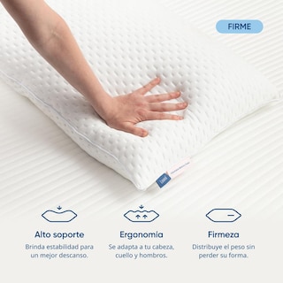 Foto 5 | Foto 5 | Colchón De Espuma Luuna Blue Queen Size Adulto Y 2 Almohadas Ajustables Firmes Tamaño Estándar