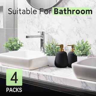 Foto 5 | Foto 5 | Plantas Artificiales Der Rose, Minimacetas Verdes, 4 Unidades, Para El Hogar - Venta Internacional.