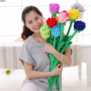 Foto 3 | Foto 3 | Decoración De Ramo De Flores Artificiales Para Bodas, 9 Unidades - Venta Internacional.