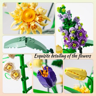 Foto 3 | Foto 3 | Set de Ramos de Flores Seyaom con 547 Piezas Building Blocks - Venta Internacional