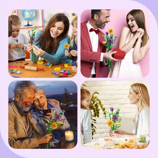 Foto 6 | Foto 6 | Set de Ramos de Flores Seyaom con 547 Piezas Building Blocks - Venta Internacional