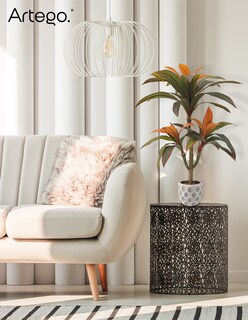Foto 8 | Foto 8 | Planta Artificial Decorativa Moderna Con Maceta Compacta Dracaena Palo De Brasil De 75cm De Alto Artego Para Hogar Sala Comercio