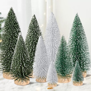 Foto 7 | Foto 7 | Miniescritorio Christmas Tree Kpx, 9 Unidades Con Base De Madera De 10 A 25 Cm - Venta Internacional.