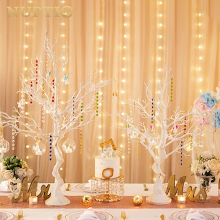 Foto 3 | Foto 3 | Árbol De Manzanita Artificial Nuptio Blanco De 80 Cm De Altura Para Bodas - Venta Internacional.