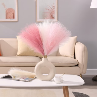Foto 2 | Foto 2 | Hierba Artificial De Pampa, Decoración Rosa Serwalin, 45 Cm, 6 Unidades - Venta Internacional.