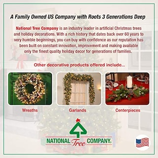 Foto 5 | Foto 5 | Árbol De Navidad National Tree Company, Oropel Blanco, 90 Cm - Venta Internacional.