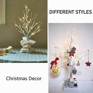 Foto 5 | Foto 5 | Fudios De Abedul De Mesa Preiluminados Con Temporizador De 45 Cm Y 24 Led - Venta Internacional.