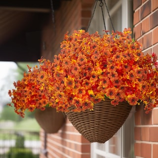 Foto 6 | Foto 6 | Flores Artificiales De Otoño Grunyia, 16 Paquetes, Resistentes A Los Rayos Uv - Venta Internacional.