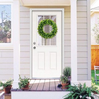 Foto 5 | Foto 5 | Wreath U'artlines Primavera-verano, 43 Cm, Madera De Boj Verde, Plástico - Venta Internacional.