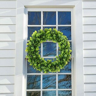 Foto 7 | Foto 7 | Wreath U'artlines Primavera-verano, 43 Cm, Madera De Boj Verde, Plástico - Venta Internacional.