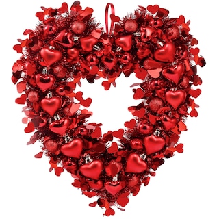 Foto 1 | Foto 1 | Corona Sggvecsy de Oropel en Forma de Corazón 45 cm - Venta Internacional