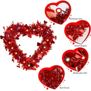 Foto 3 | Foto 3 | Corona San Valentín de Corazón Ccinee Con Luces X3 - Venta Internacional