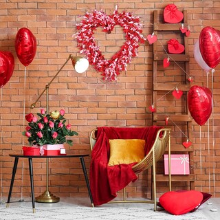 Foto 6 | Foto 6 | Corona Artificial Sggvecsy en Forma de Corazón 48 cm - Venta Internacional