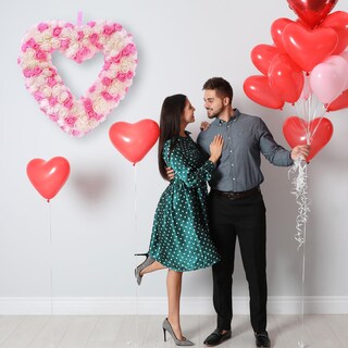 Foto 4 | Foto 4 | Corona Artificial en Forma de Corazón Sggvecsy 33 cm - Venta Internacional