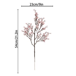 Foto 3 | Foto 3 | Flores Artificiales Uieke Baby Breath, Color Rosa Sintético, 30 Unidades - Venta Internacional.