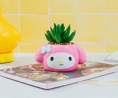 Foto 7 | Foto 7 | Mini Maceta Toynk Sanrio My Melody De Cerámica Con Material Artificial - Venta Internacional.