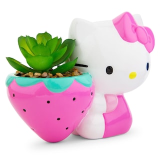 Foto 2 | Foto 2 | Maceta De Cerámica Toynk Sanrio Hello Kitty Fresa 12 Cm - Venta Internacional.