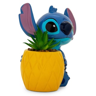 Foto 3 | Foto 3 | Maceta De Cerámica Toynk Disney Lilo & Stitch Pineapple 15 Cm - Venta Internacional.