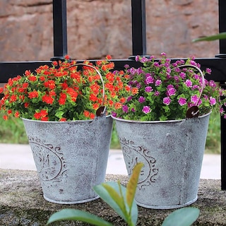 Foto 4 | Foto 4 | Flores Artificiales Recutms, 8 Paquetes, Para Exteriores, Resistentes A Los Rayos Uv - Venta Internacional.