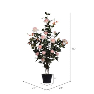 Foto 3 | Foto 3 | Planta Artificial De Rosas Rosas Rosas Vickerman Everyday 45 Con Maceta - Venta Internacional.