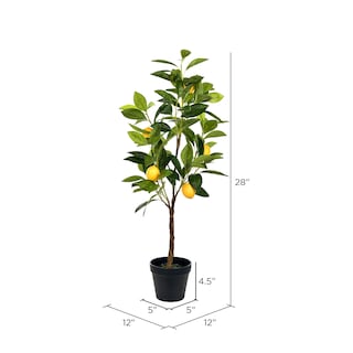 Foto 3 | Foto 3 | Limonero Artificial En Maceta Vickerman Everyday, 28 Pulgadas - Venta Internacional.