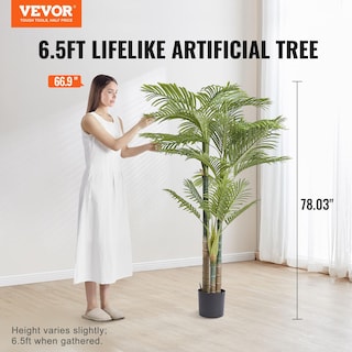Foto 2 | Foto 2 | Palmera Artificial De Caña Dorada Vevor De 2 M Con Antivuelco - Venta Internacional.