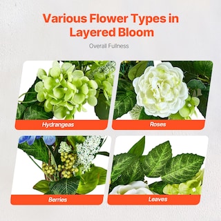 Foto 4 | Foto 4 | Corona de Primavera Artificial 60 cm - Venta Internacional