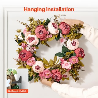 Foto 6 | Foto 6 | Corona de Primavera VEVOR con Peonía Artificial 48 cm -Venta Internacional