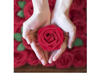 Foto 3 | Foto 3 | Elegancia Xtellar: Rosas Artificiales Decorativas De Lujo Para Bodas Y Eventos - Paquete De 35 Piezas