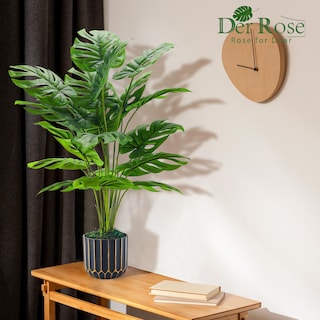 Foto 5 | Foto 5 | Planta Artificial Der Rose Monstera De 70 Cm De Altura Con Maceta - Venta Internacional.