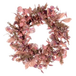 Foto 1 | Foto 1 | Corona Artificial Vickerman 22 Dusty Rose con Eucalipto y Bayas - Venta Internacional