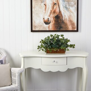 Foto 4 | Foto 4 | Planta De Seda, Hiedra Con Cesta Con Repisa 32cm - Venta Internacional