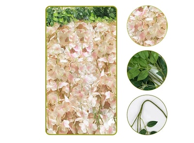Foto 2 | Foto 2 | Xtellar Elegante Set 27pcs De Flores Artificiales Wisteria De 1.1m Para Bodas Y Decoración Aspiracional De Interiores Y Exterior