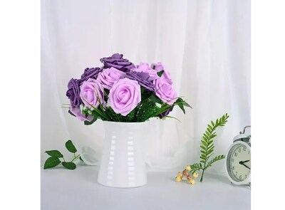 Foto 3 | Foto 3 | Xtellar Rosas Artificiales Deluxe 25pc, Decorativas De Lujo Para Eventos Elegantes Y Creaciones Manuales