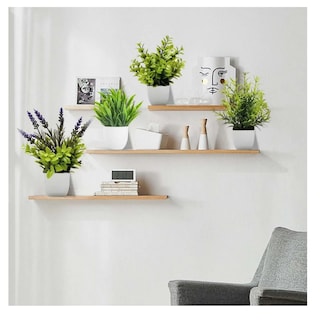 Foto 3 | Foto 3 | 10 Piezas Plantas Artificiales Macetas Decorativas Bonsái Lab.g Verde Oscuro