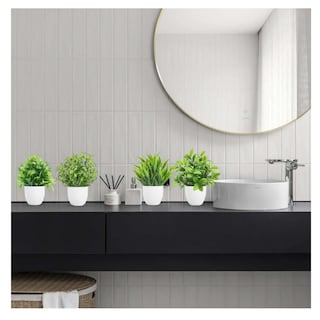 Foto 4 | Foto 4 | 10 Piezas Plantas Artificiales Macetas Decorativas Bonsái Lab.g Verde Oscuro